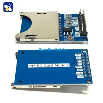 Модуль чтения/записи SD-карты микроконтроллер интерфейс SD SPI разъем для SD-карты модуль чтения /записи SD-карты совместим с arduino