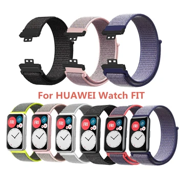 Нейлоновая петля для часов Ремешок для Huawei Watch FIT Смарт-часы Сменный ремешок для Huawei watch Fit ремешок Correa